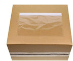7.5" x 5.5" Packing List Pouches, 500 Pack Shipping Label Envelopes Clear Adhesive Top Loading Packing List