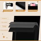 Fuxury Poly Mailers Large 24x36" 25 Pcs, XXL Shipping Bags Bulk for Clothing, Strong Adhesive Shipping Envelopes for Small Business Suppliers,Waterproof Mailers 2.5mil Poly Bag Mailing Envelopes Black