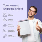 White 9.5x14.5 Inch Poly Bubble Mailers #4 | Self Seal Large Padded Envelopes | Air Cushioned Bubble Mailer | Usable Size 9.5x13 Inch | Waterproof Lightweight Mailing Shipping Bags | 100 Pack Bulk