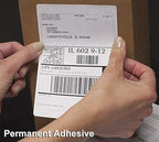Shipping Label with Rounded Corner, 8.5 x 5.5 Inches Half Sheet Self Adhesive Shipping Address Labels for Laser and Inkjet Printer, 500