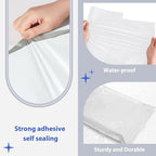 Fuxury 600 Pack 17.7x22" White Large Poly Mailers Bulk,Waterproof Mailing Envelopes for Clothing,XL Strong Adhesive Self Seal Poly Shipping Bags for Postage Return Books Small Business