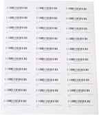 [500Sheet, 15000 Labels] Address Labels 1" x 2-5/8" Sticker Paper for Laser/Ink Jet Printer Mailing Label 8.5"×11" White 30 per Sheet