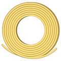 XHF 1/4 Inch 20Ft 3:1 Waterproof Heat Shrink Tubing Roll Marine Grade Adhesive Lined Heat Shrink Tube, Insulation Sealing Oil-Proof Wear-Resistant Yellow