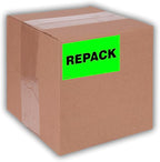 Kenco 3" X 5" Repack Fluorescent Shipping Label Stickers for Shipping and Packing - 500 Adhesive Labels Per Roll (5 Pack)