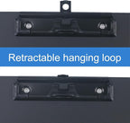 Acocony 11x17 Clipboard Three Clip Aluminium with Pen Holder Extra Large Clipboard Versatile Super Hard 11 x 17 Clipping Board Black Pack of 1