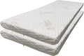 Foamma 4” x 30” x 72” High Density Foam Bunk Mattress, Organic Cotton Cover, Made in USA, Comfortable, CertiPUR-US Certified, 2 Pack