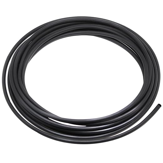 TKDMR 26 Ft 1/8" Heat Shrink Tubing - 3:1 Ratio Marine Grade Heat Shrink,Wire Cable Adhesive Lined Tube Insulation Seal Against Moisture Corrosion and Air Leakage.Black