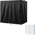 Kasla Storage Cabinet Cover, Outdoor Chest Storage Waterproof Cover, Weatherproof Cabinets Covers for Kitchen Patio Garden Backyard - 79"Lx50"Wx74"H
