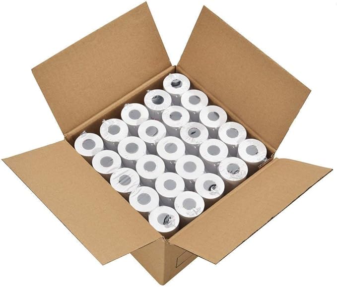 RyhamPaper 300 Rolls Thermal Receipt Paper, Thermal Paper 2 1/4" x 50' Pos Receipt Paper, Cash Register Rolls