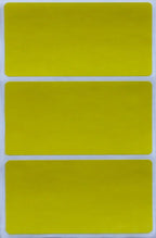 Royal Green Rectangular Stickers Color-Coding Labels for Organizing, Moving, and Storage Boxes 4" x 2" Stickers to Write On Name Tags, 150-Pack (Yellow)