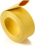 Chanzon 3:1 Ratio 1" (25.4mm) Heat Shrink Tubing - Marine Grade Waterproof Adhesive Lined - 4Ft Roll (1.22M Total Length) Yellow Polyolefin Sleeving Wrap Shrinking 3 to 1 Ratio 1pcs