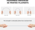 FLASHFORGE PLA Filament 1.75mm, 3D Printer Filament 1kg (2.2lbs) Spool, Dimensional Accuracy +/- 0.02mm, 3D Printing Filament Easy to Use and Fits for Most FDM 3D Printers (Grey)