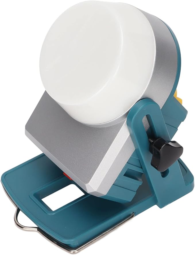 KIMISS Small LED Work Light 18W Portable Flood Lamp Compatible with 14/18V Batteries - Hangable Outdoor Floodlight for Enhanced Visibility and Versatile Use