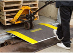 Guardian Aluminum Dock Plate with Carrying Handles for Pallet Jacks, Hand Carts, Material Handling, 36" x 30" 3,000 lb. Capacity