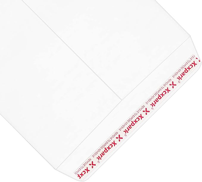 250 PCS 6x9 inches Security Catalog Envelopes Printable Self Seal Envelopes, Anti Tear White Kraft Envelopes for Invitation Cards, Pictures, Photos, Documents