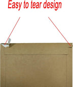 Rigid Mailers 30 Pack 10 x 13.5 inches Brown Self Seal Stay Flat Bulk Cardboard Kraft No Bend Mailers Peel and Seal for Document Photos Pictures Papers Files CD