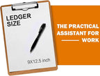 Clipboards, HERKKA 42 Pack Hardboard Office Clipboards Low Profile Clip Standard A4 Letter Size, ECO Friendly
