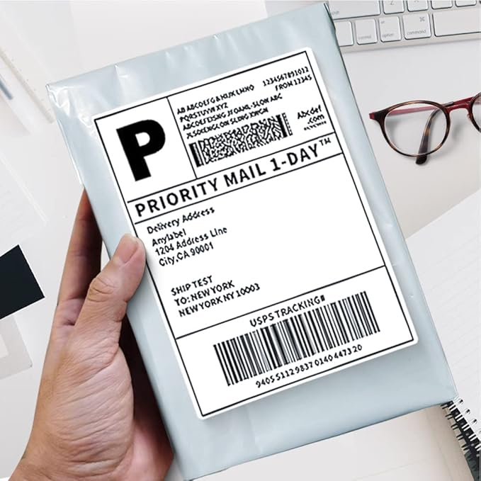 POLYSELLS 200 pcs 7.5x10.5 Inches White Poly Mailers Shipping Envelopes, Strong Adhesive Sealing, Waterproof, and Tear-resistant Postal Mailing Bags for Small Business, Clothes, Non-Fragile Items