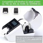 Replace for Brother DK-1209 Small Address Label, 29 x 62mm (2.4 x 1.1 in), 800 Stickers per Roll Barcode Labels use with QL-600 QL-800 QL-500 QL-550 Printer (10 Rolls+ 1 Reusable Cartridges)