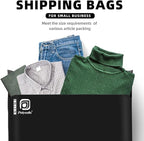 POLYSELLS 1000 pcs 6x9 Inches Black Poly Mailers Shipping Envelopes, Strong Adhesive Sealing, Waterproof, and Tear-resistant Postal Mailing Bags for Clothing, Books, and Accessories