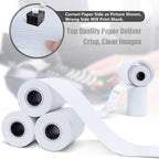 Azure Zone, Thermal Paper Rolls 2-1/4 X 50ft, 100 Rolls, Fits Most POS Machines and Cash Registers, Great for Businesses and Sales