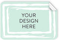 100 Custom Vinyl Stickers - Upload Your own Image, Text, Design, Logo - Personalized Logo Labels for Handmade, Packaging, Bottle, Jars, Candle, Brand Stickers (Mint, 5x3)