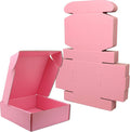 Small Pink Shipping Boxes for Small Business Pack of 25-8x8x4 inches Cardboard Corrugated Mailer Boxes for Shipping Packaging Craft Gifts Giving Products
