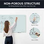 Magnetic Glass Whiteboard - Glass Dry Erase Board 36"x24" Large Frameless Glass Board for Walls Office School and Home