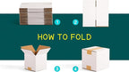 7x7x7 inch Small Shipping Boxes, White Corrugated Cardboard Boxes for E-Commerce, Mailing, Storage, Gifts Wrapping, 25 Pack