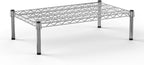 18" Deep x 30" Wide x 8" Height 1-Tier Wire Shelving Kit | NSF Commercial Storage Rack Unit