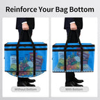 Bodaon Large 2-Pack Insulated Food Delivery Bag With Hard Bottom, XXXL Grocery Shopping/Catering bag, Bags, Rideshare Delivery Bag, Cold/Hot Styrofoam Carrier for Travel/Car