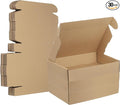 PATIKIL 10 x 7 x 2 Inch Shipping Boxes, 30 Pack Extra Hard Corrugated Cardboard Box Cute Carton Boxes Literature Mailer for Mailing Packaging Small Business Gift Storage,Brown