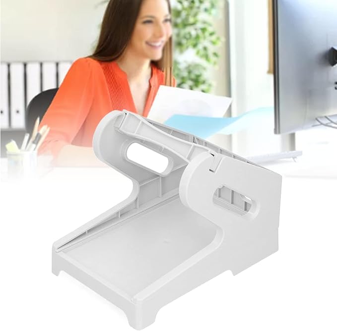 Label Holder 2 in 1 Multifunctional Removable Print Shipping Label Holder for Thermal Label Printers ABS Material 20 x 13.5 x 15cm 1 Set