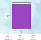 UCGOU Poly Mailers 10x13 Inch Purple 200 Pack Shipping Bags #4 Strong Mailing Envelopes Boutique Packaging Postal Self Seal Adhesive Waterproof and Tear Proof Small Business for Clothes Books