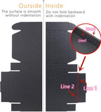 Small Black Shipping Boxes for Small Business Pack of 25-9x6x4 inches Cardboard Corrugated Mailer Boxes for Shipping Packaging Craft Gifts Giving Products