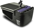 AutoExec GripMaster Car Desk for Your Vehicle Workstation and Mobile Office, Grey with 400 watt Power Inverter and Phone Mount
