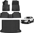 AIPOIL® Floor Mats & Cargo Liner Set for 2020-2025 2026 Mazda CX30 All Weather Protection Easy to Clean Full Set Automobile mats Accessories, Black