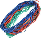 Coopay 12 Inches Extra Large Rubber Bands, 30 Pieces Heavy Duty Trash Can Band Bulk, Strong Elastic for Office Supply School Home, Garbage Cans, File Folders (Multicolored)