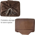 TheWarmHome Organization and Storage for Organizing - Extra Jumbo 3 Pack 20.5x15.7x13.8 inch Fabric Storage Bin for Shelves, Storage cubes for Decorative Shoes Towel Blanket Closet (Brown)