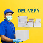 Calenzana 6x4x4 Shipping Boxes Set of 40, Small Corrugated Cardboard Box for Mailing Packing Gifts, White