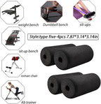 Foot Foam Pads Rollers(7.87in*3.14in*3.14in) for Exercise Machine, Inversion Table, Workout Bench, Sits Ups Replacement Parts, Home Gym Accesories