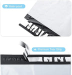 Fuxury 1200 Pcs 24x24" Poly Mailers,Waterproof Mailing Envelopes for Clothing, Strong Adhesive Poly Shipping Postage Bags for Small Business(White)