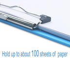 Acocony 11x17 Clipboard Double Clip Extra Large Clipboard Low Profile Clip 11 x 17 Clipping Board Plastic Blue Pack of 2