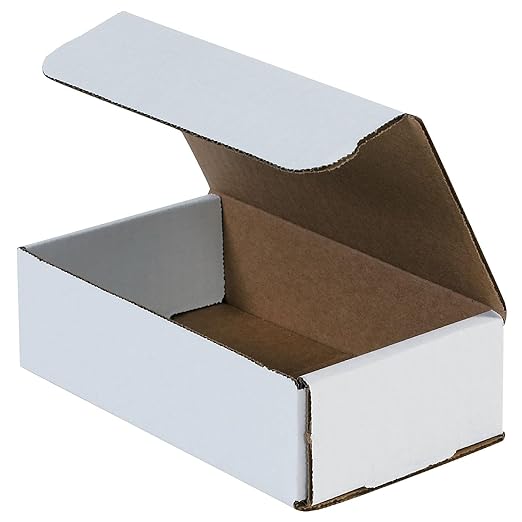 AVIDITI Shipping Boxes Small 8"L x 6"W x 3"H, 50-Pack | Corrugated Cardboard Box for Packing, Moving and Storage