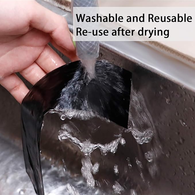 DGSL Car Door Edge Guards Door Sill Protector, 42In x 16.4Ft+2.7In x 33Ft+4In x 16.4Ft 5D Carbon Fiber Car Wrap Film, Vinyl Automotive Wrap Film Anti-Collision Fits for Most Car (Black)