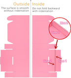 Small Pink Shipping Boxes for Small Business Pack of 25-8x8x4 inches Cardboard Corrugated Mailer Boxes for Shipping Packaging Craft Gifts Giving Products