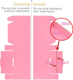 Small Pink Shipping Boxes for Small Business Pack of 25-6x4x3 inches Cardboard Corrugated Mailer Boxes for Shipping Packaging Craft Gifts Giving Products