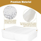 100 Pack 8''x12'' Cushion Foam Pouches, Moving Supplies for Dishes, Packing Foam for Dishes & Cups, Glass Packing Paper and Plate Protectors for Moving Fragile Items (200x300x0.5MM)
