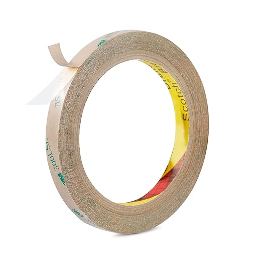 300LSE Double Side Tape Heavy Duty 36ft, Clear Mounting Tape Removable for Scrapbook,Transparent Sticky Tape Picture Hanging Strips, Adhesive Tape for LED Poster Art Craft