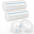 OWLKELA 16 Rolls Transparent Tape Refills, Clear Tape, All-Purpose Transparent Glossy Tape for Office, Home, School